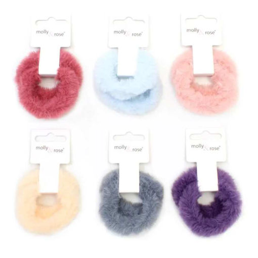 Picture of SCRUNCHIE FAUX FUR FABRIC 4CM